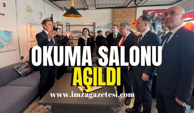 Refik Fenmen okuma salonu açıldı