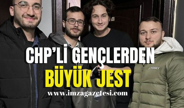 CHP’li gençlerden üniversite öğrencilerine jest