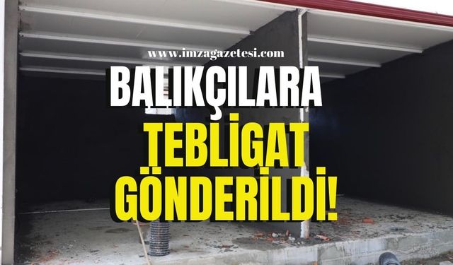 Balıkçılara tebligat gönderildi! Zonguldak Belediyesinde toplanacaklar