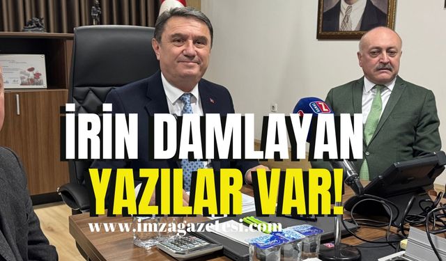 Zonguldak Belediye Başkanı Tahsin Erdem; ‘Basının kalemine yakışmayan irin damlayan yazılar var’