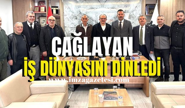 AK Parti İl Başkanı Mustafa Çağlayan, iş dünyasını dinledi