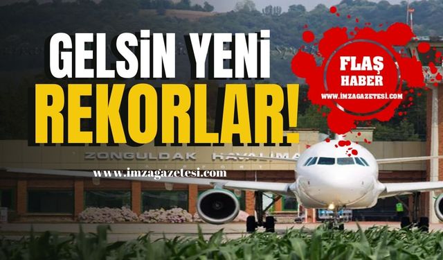 Zonguldak Havalimanı'nda tüm zamanların rekoru! Şimdiden 2023 geçildi! | Zonguldak Haber