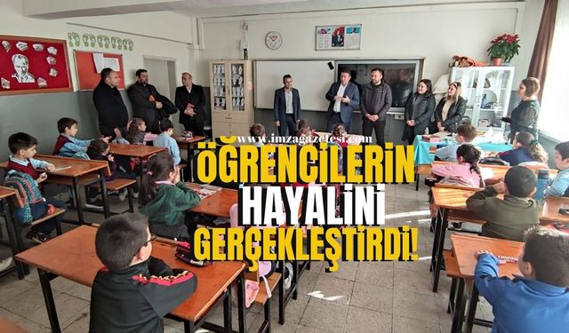 Başkan Özcan Ulupınar’dan Sınıf Başkanı Sürprizi...Öğrencilerin Hayalini Gerçekleştirdi!