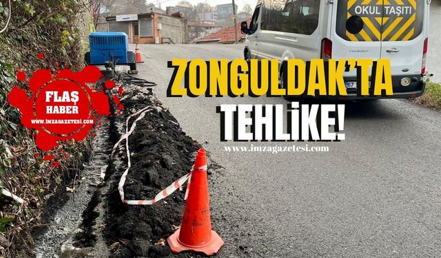 Zonguldak'ın merkezinde kazaya davetiye mi?