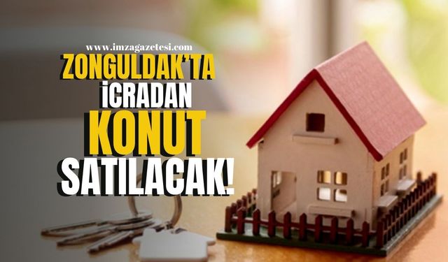 Zonguldak'ın ilçesinde icradan satılık konut!