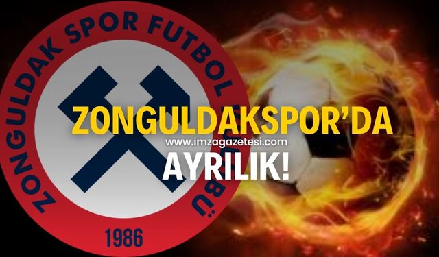 Zonguldakspor’da ayrılık