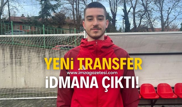 Zonguldakspor'un Galatasaray patentli transferi ilk antrenmanına çıktı