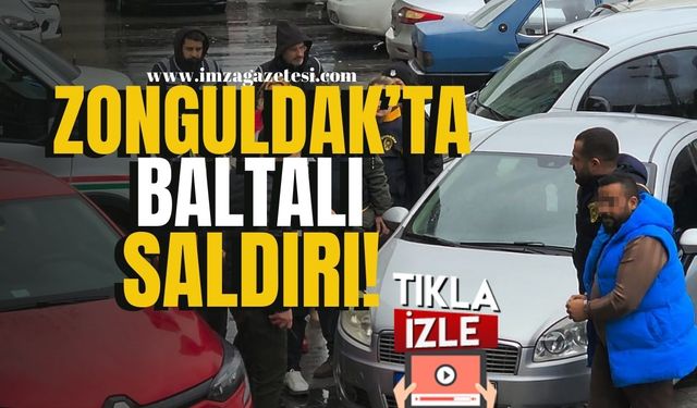 Zonguldak'ta baltalı saldırı! 3 kişi yaralandı! | Zonguldak Haber