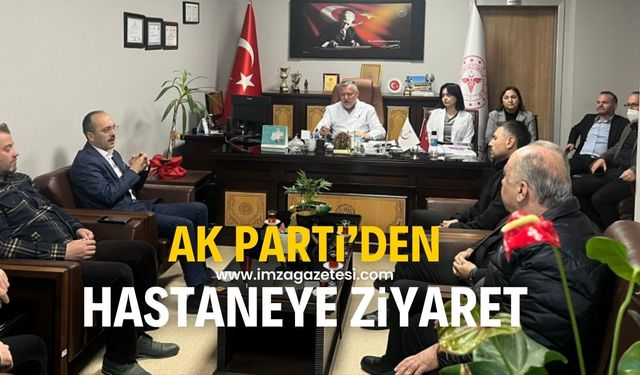 AK Parti Devrek Devlet Hastanesi yönetimini ziyaret etti