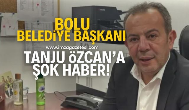 Bolu Belediye Başkanı Tanju Özcan'a şok!