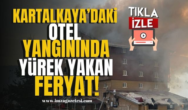 Bolu Kartalkaya'daki otel yangınında feryatlar yürek dağladı! | Bolu Haber