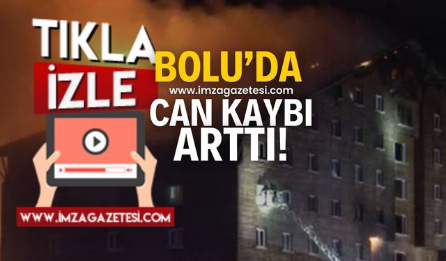 Bolu'da Kartalkaya Kayak Merkezi Grand Otel'de çıkan yangında can kaybı arttı