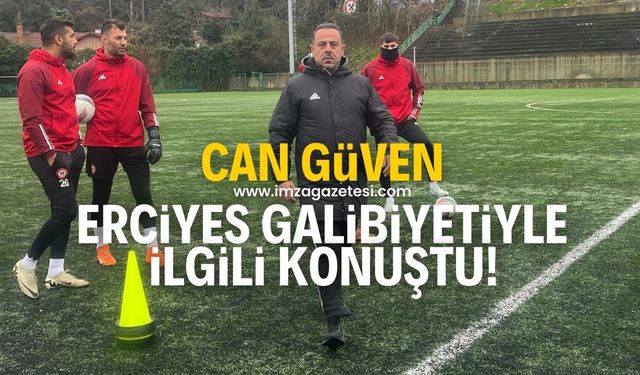 Can Güven, Erciyes 38 FK galibiyetiyle neler söyledi?