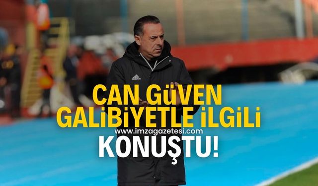 Zonguldakspor FK Teknik Direktörü Can Güven galibiyetle ilgili konuştu! "Zonguldak halkına armağan olsun"