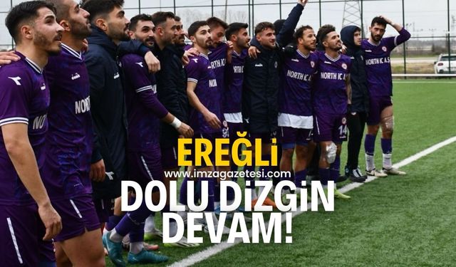 Çankırı'yı mağlup eden Kdz.Ereğli Belediyespor yoluna dolu dizgin devam ediyor