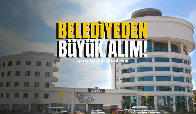 Çaycuma Belediyesi'nden büyük alım!