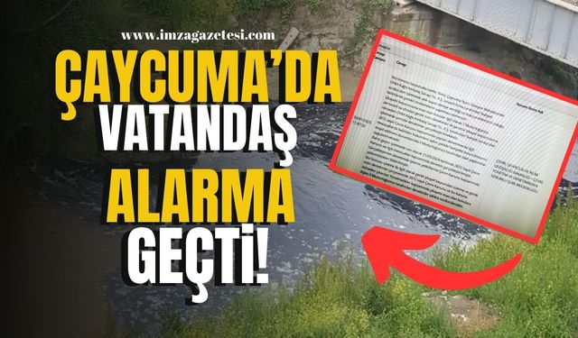 Çaycuma'da alarm! Fabrika hayatı vatandaşlara zindan etti! | Çaycuma Haberleri