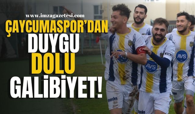 Çaycumaspor’dan Duygu Dolu Galibiyet! | Çaycuma Haber