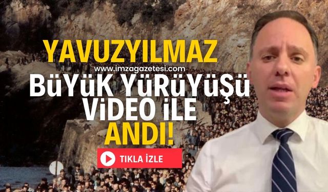 Deniz Yavuzyılmaz büyük madenci yürüyüşünü andı