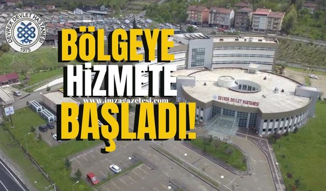 Devrek Devlet Hastanesi; Kapatılması düşünülürken bölgeye hizmet etmeye başladı!