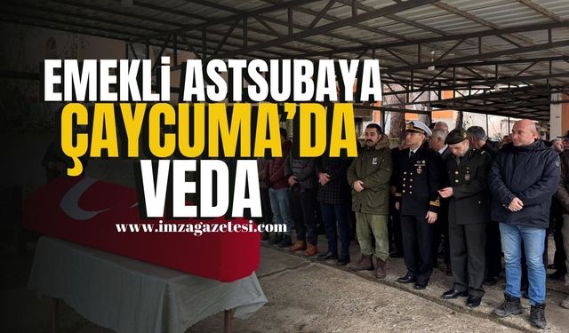 Emekli Astsubay Nihat Kundakçı'ya Çaycuma'da veda... | Çaycuma Haber