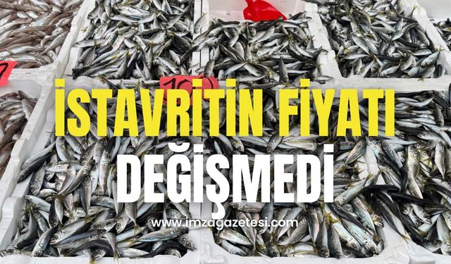 İstavritin fiyatı değişmedi!