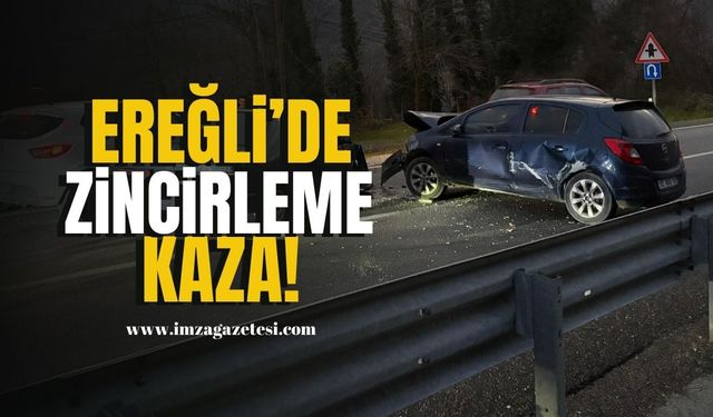 Ereğli'de zincirleme kaza! | Ereğli Haber