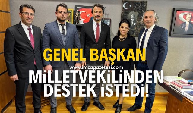 Genel başkan milletvekilinden destek istedi!