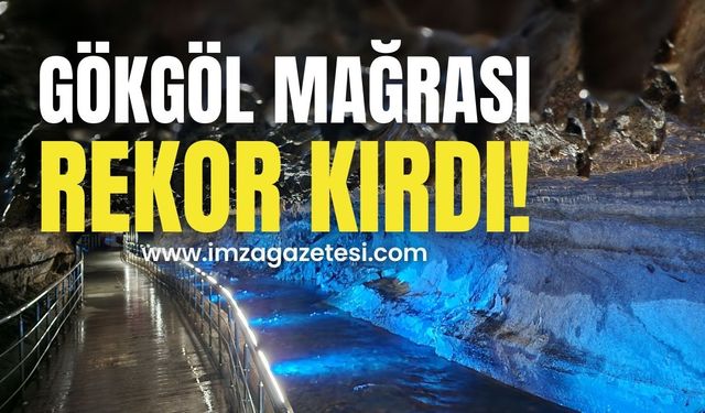 350 Milyon Yıllık Gökgöl Mağarası 2024'te 60 Bin Ziyaretçiyle Rekor Kırdı!