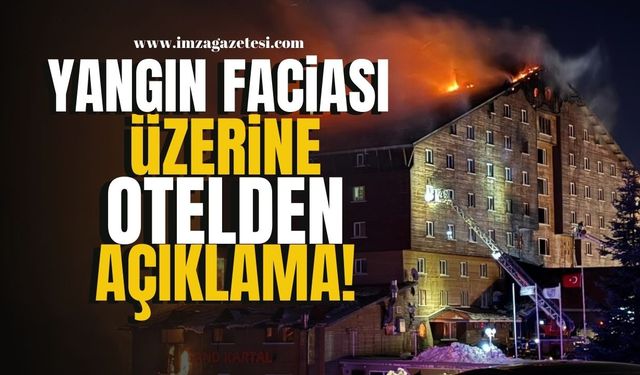 Grand Kartal Otel’den Yangın Faciası Üzerine Açıklama! | Bolu Haber