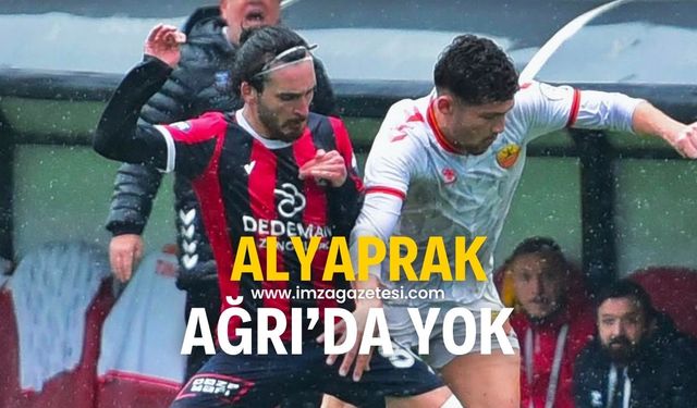 Yusuf Emre Alyaprak Ağrı 1970 Spor deplasmanında yok