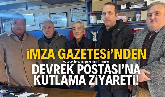 İmza Gazetesi'nden Devrek Postası'na yıldönümü ziyareti!