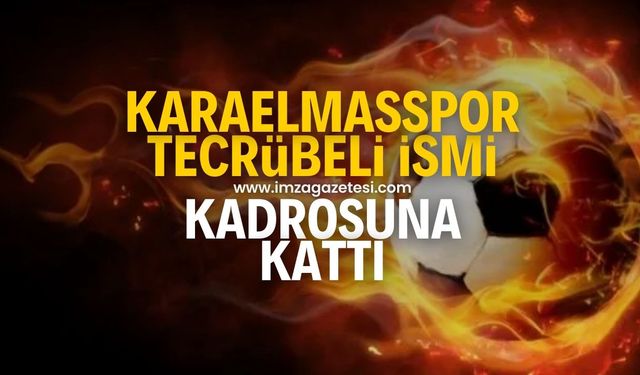 Karaelmasspor'dan orta sahaya önemli takviye