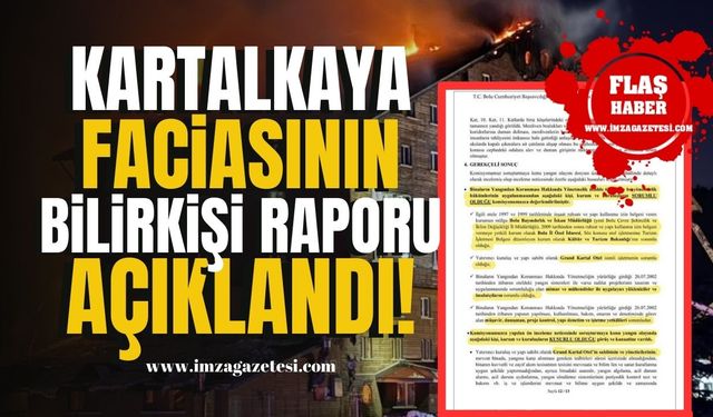 Kartalkaya Yangın Faciasına Dair Bilirkişi Raporu Açıklandı! Bolu Haber