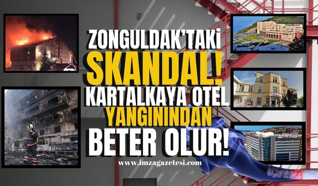 Zonguldak’taki skandal! Kartalkaya Otel yangınından beter olur!