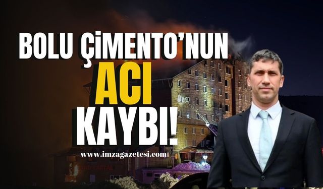 Kartalkaya'daki otel yangınında Bolu Çimento'nun acı kaybı! | Bolu Haber