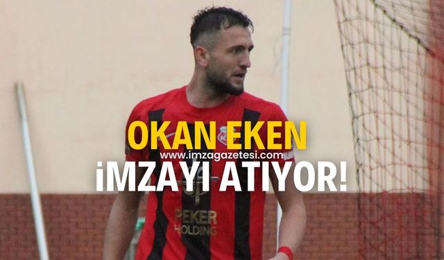 Kastamonuspor'dan ayrılan eski Zonguldaksporlu futbolcu Okan Eken imzayı atıyor