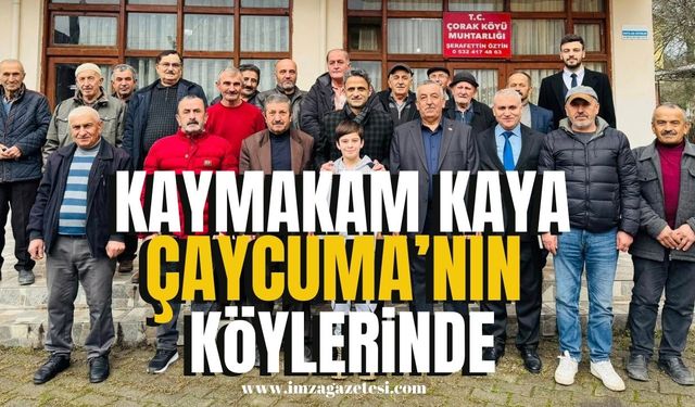 Kaymakam Adem Kaya’dan Çaycuma'daki Beş Köyde Çözüm Odaklı Ziyaret... | Çaycuma Haber