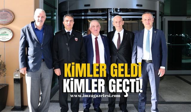 Zonguldak'ta Kimler Geldi Kimler Geçti!