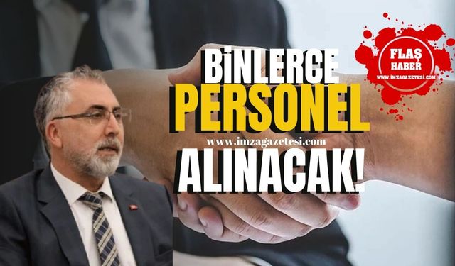 Bakan Vedat Işıkhan’dan İstihdam Müjdesi! Binlerce personel alınacak! | İş İlanları