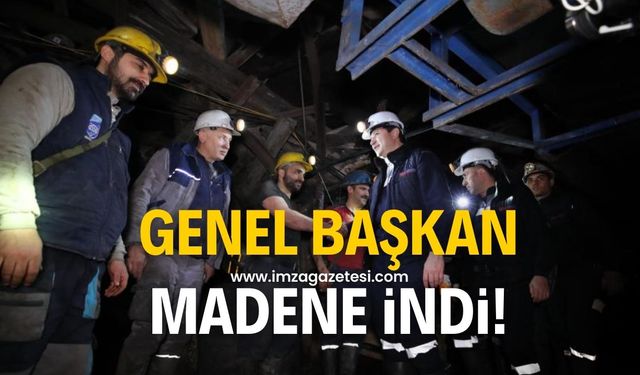 Saadet Partisi Genel Başkanı Mahmut Arıkan, Zonguldak'ta maden ocağına indi