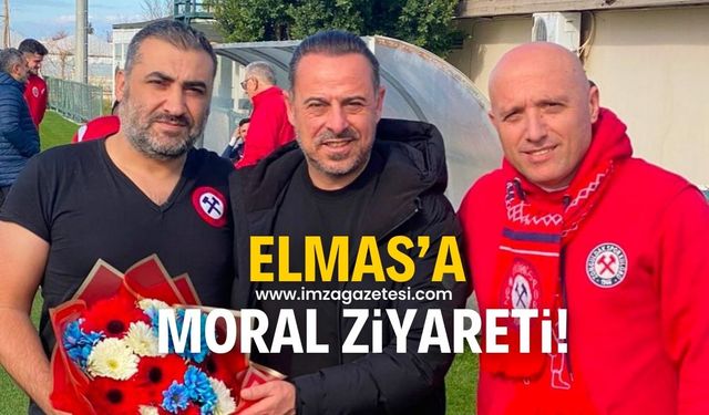 Taraftarlardan Zonguldakspor'a maç öncesi moral ziyareti