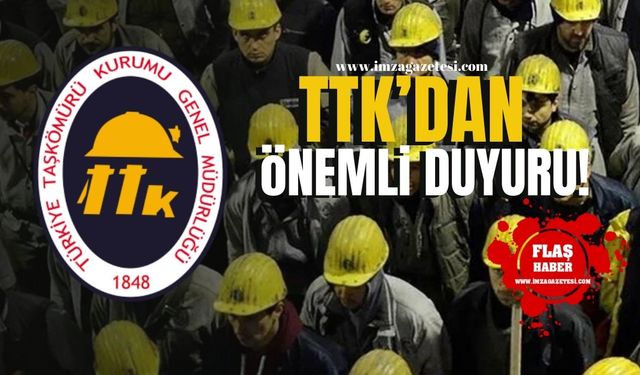 TTK’dan önemli duyuru!