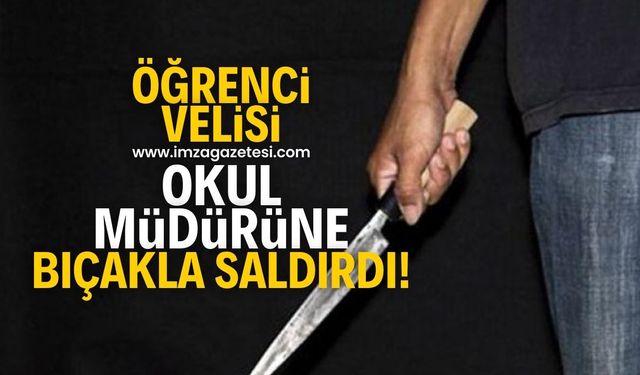 Veliden okul müdürüne bıçaklı saldırı