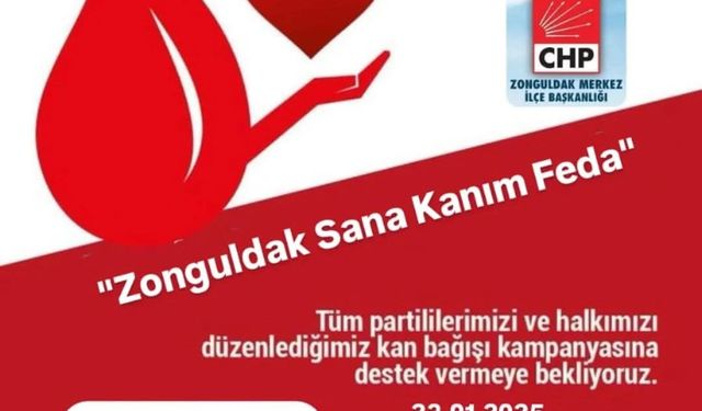 Zonguldak’ta CHP'den Hayat Kurtaracak Kampanya! | Zonguldak Haber