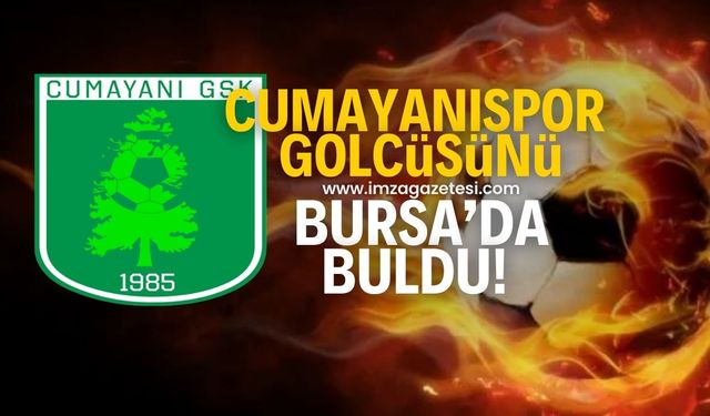 Yeşil Cumayanıspor Bursa'dan transfer yaptı!