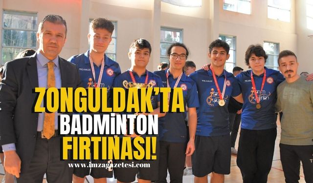 Badminton Turnuvası Zonguldak'ta Heyecan Dolu Anlara Sahne Oldu...