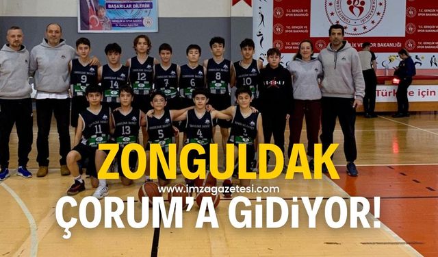 Zonguldak Basket'in minikleri Çorum'da mücadele edecek