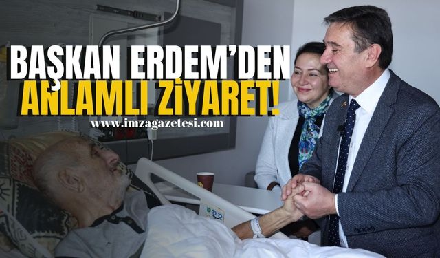 Zonguldak Belediye Başkanı Tahsin Erdem, Yeni Yıl ve Regaip Kandili'nde Hastaneleri Ziyaret Etti... | Zonguldak Haber