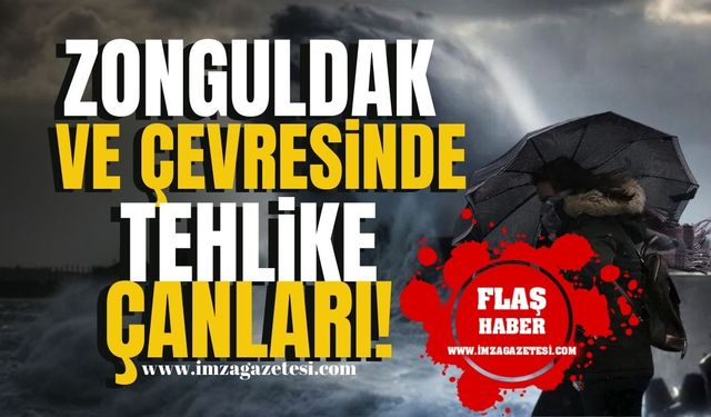 Zonguldak ve Çevre İllerde Tehlike Çanları! Meteoroloji Uyardı! | Zonguldak Haber